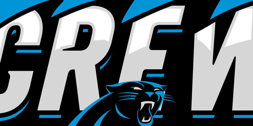 Carolina Panthers Black & Blue Crew Logo
