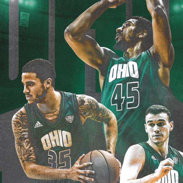 Ohio University Men's Basketball Poster