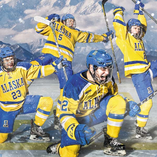 University of Alaska Fairbanks Hockey Poster