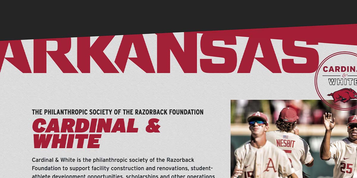 Razorback Foundation Fundraising Website