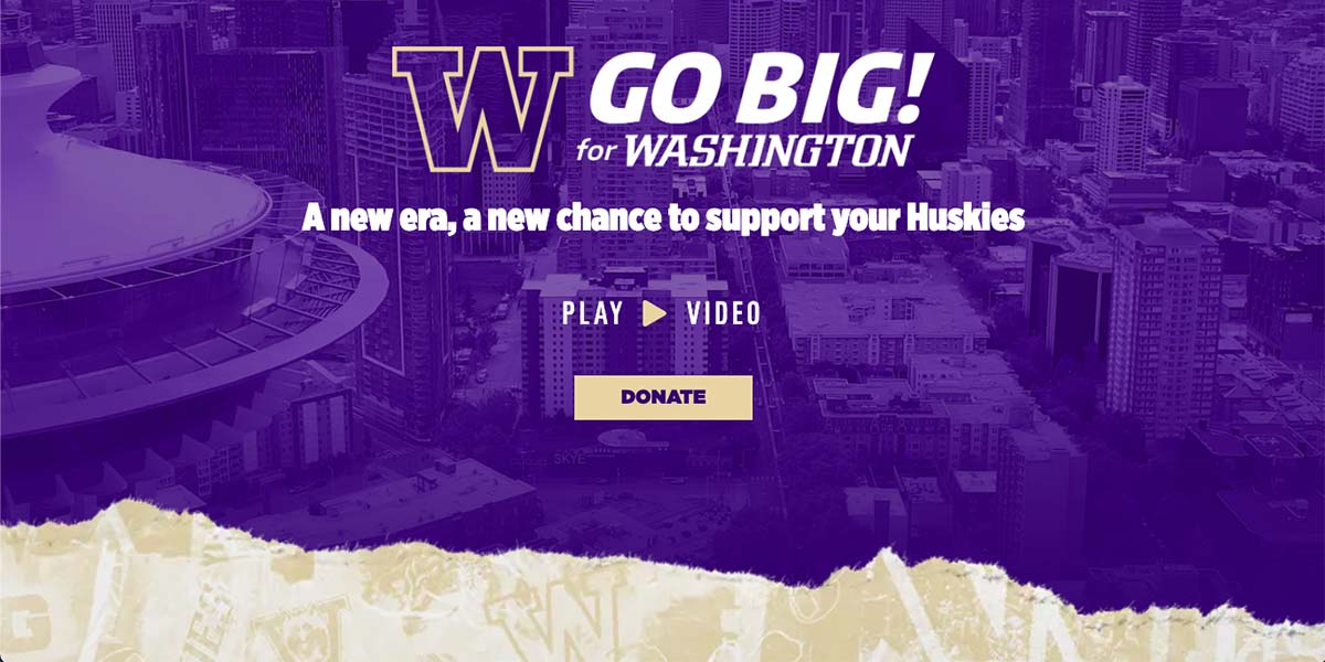 University of Washington Big Ten Transition Website