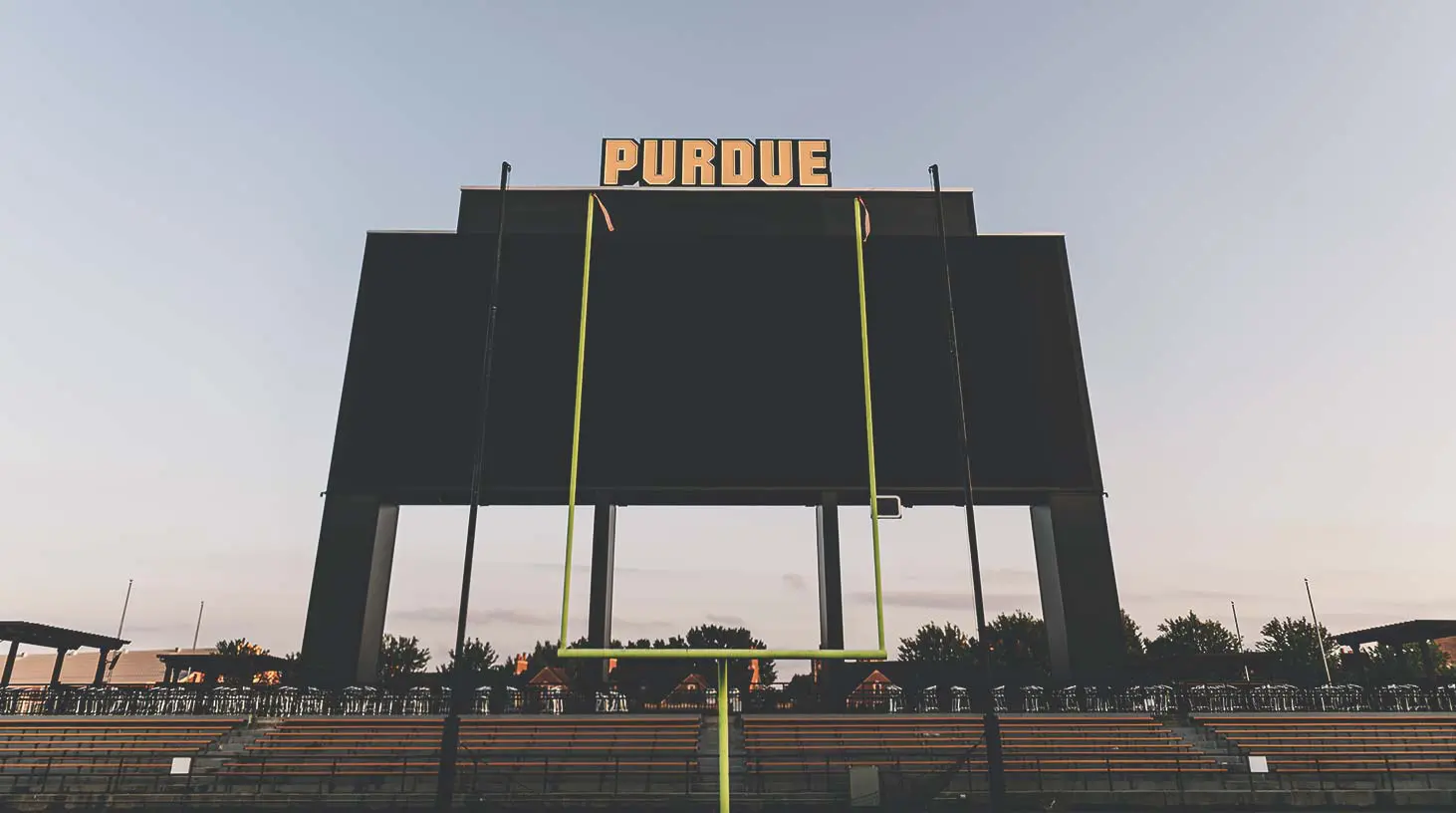 The Ross Ade Stadium video board