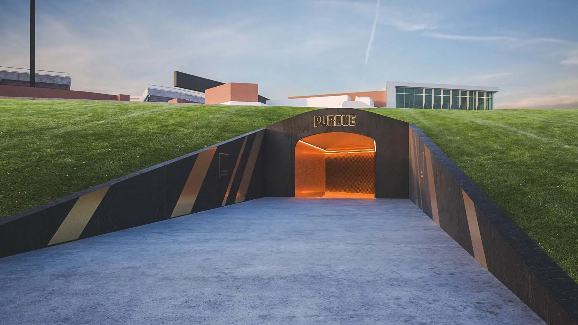 Team Entrance from Kozuch Football Performance Complex