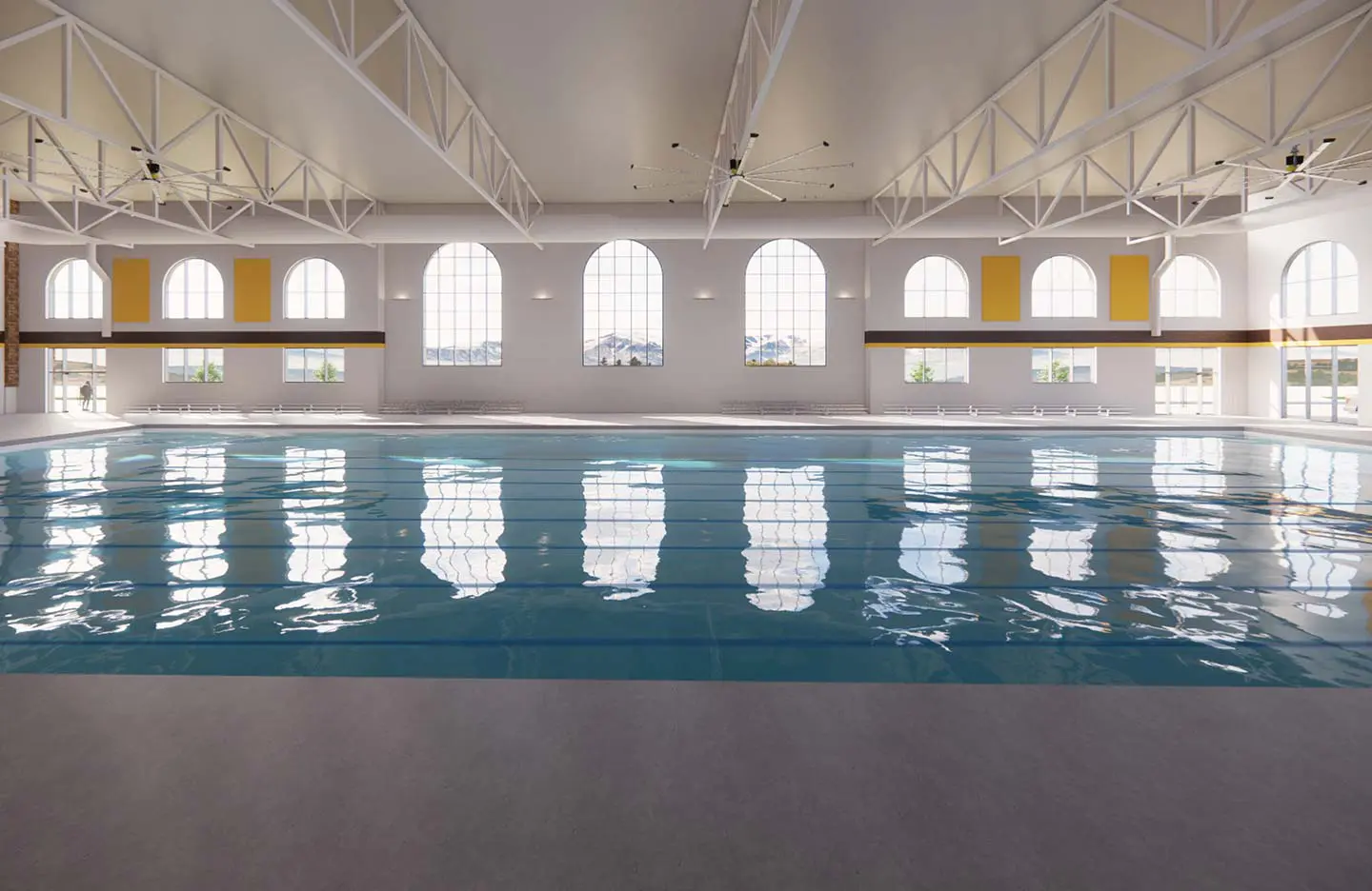 Newly Constructed Swimming and Diving Facility (2/2) conceptual rendering